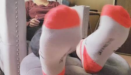Foot Worship and Ignore Session while playing Video Games