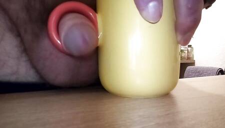Coffee mug wife fucked by small cock