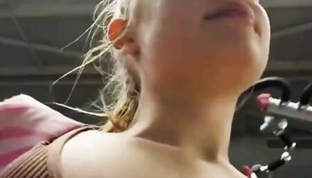 Public extreme Masturbate and training at the gym