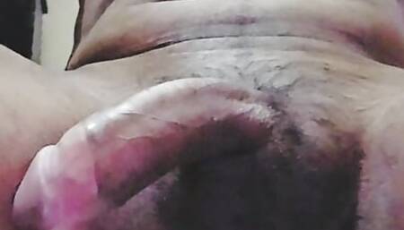 In late night played with my nude body and enjoyed mastrubation