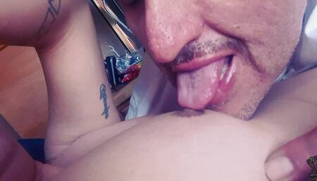 Latino Daddy loves the Taste of my Boy Nipples