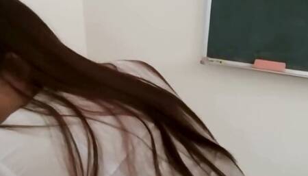 Let's go to Caribbean.com School! ~ School Caste 1 Army Girlfriend and Secretly Gakuen SEX ~ Maria Osawa