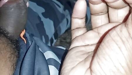 Bhabhi ki creampie pussy drop with fucking