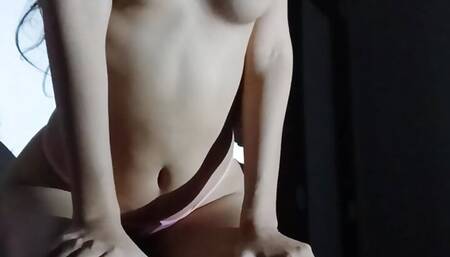 Latina TEEN 18 in lingerie sends video to her teacher so he can pass her class. Perfect tits. She wants anal sex