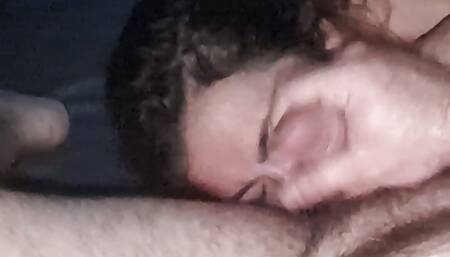 Sexy girl sucks and fucks