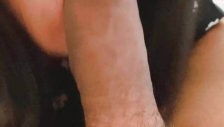 Give me a dick Girlfriend blowjob before going to Eating out