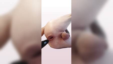 Video photo clip of my little hole with some toys