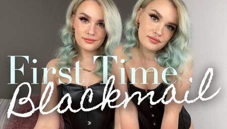 FIRST TIME BLACKMAIL-FANTASY - Leather Femdom JOI