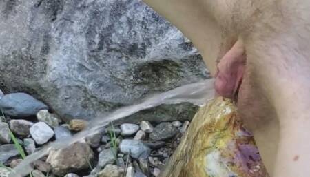Nature's Pause: A sexy pee in Slow Motion 1080HD