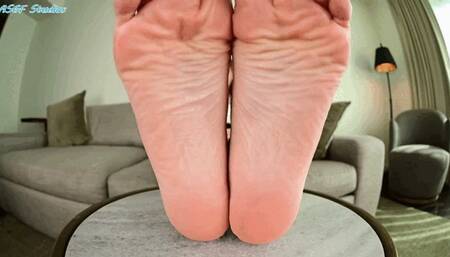 New Model, FOOT VIRGIN, Domi's friend with BIG FEET! Sole views! - MP4