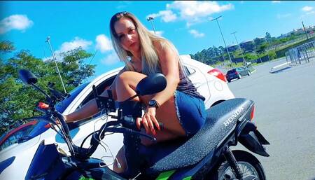 Revving hard the Honda