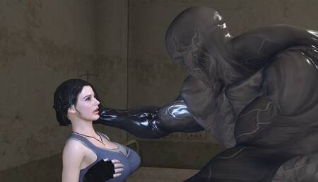 Jill Valentine From Resident Evil Fucked and Bred by a Mutant Monster Cock