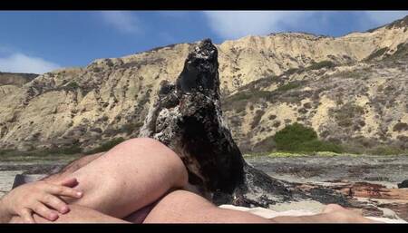 Naked Stretching On the Beach, Part 2