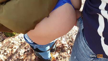 Anal Creampie with My Stepsister After College in Park