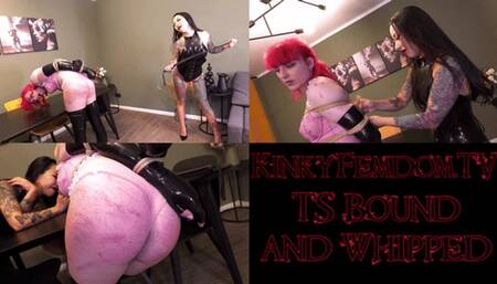 Whipping a Cute TS Whore 1080p ft Mistress Youko - trans strapon sissy