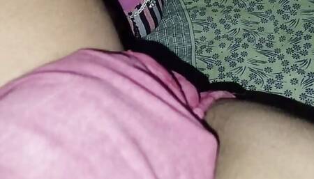 The father-in-law saw his daughter-in-law licking the.