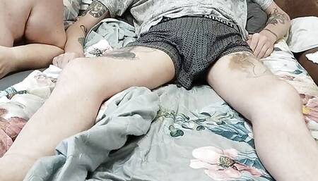 Stepmom with big tits my dick and cum