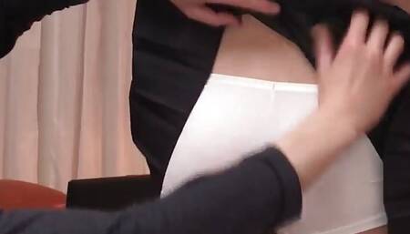 Incredible Mio Kanai provides a oral job in her wild school uniform while the guy flaunts his dissolute toys.