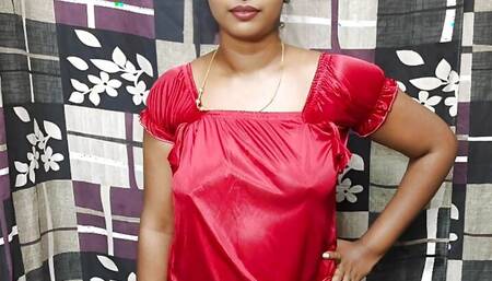 Hot Indian Mom Stepson Gift Nighty