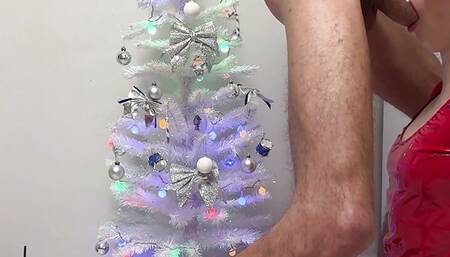 Santa's Slut Christmas Deepthroat Gagging