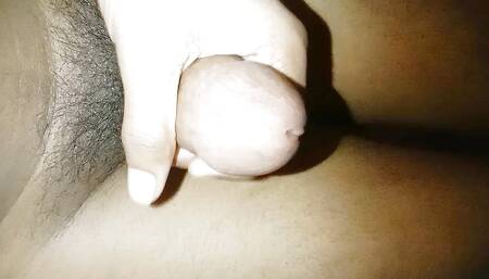 Jerking Off A Huge Dick