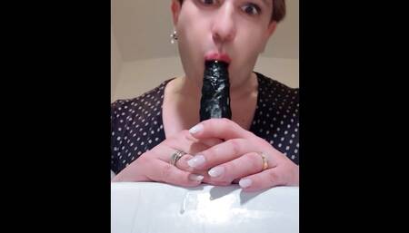 Sissy dildo riding compilation