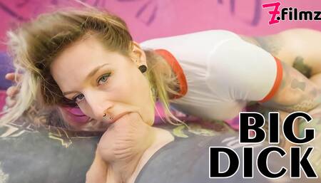 Tattooed blonde Lisa Rocketcock takes a dick up her ass