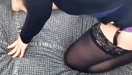 two shy and naughty milfs caress, finger and dildo each other's pussy and ass