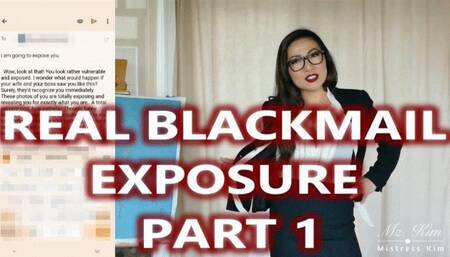 Real Blackmail Exposure Part 1 - Mz Kim Femdom POV Exposed Fantasy With Verbal Humiliation And Financial Domination MP4
