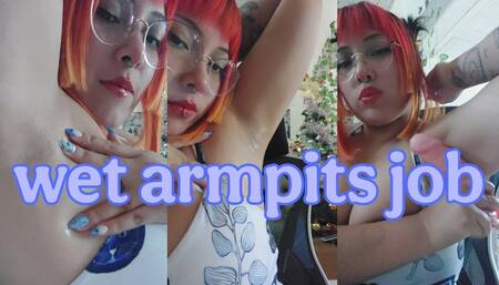 Wet armpits