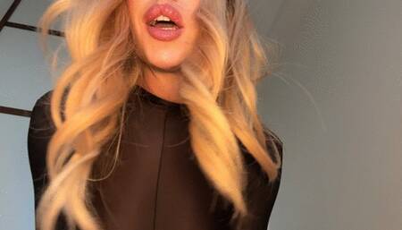 squirt and anal in a nylon suit