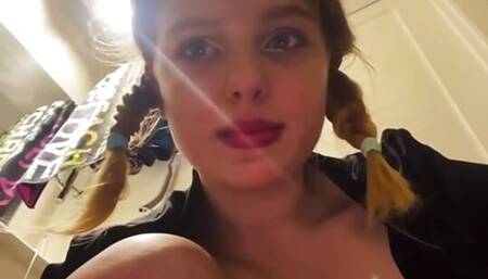 Sit on your face. Pussy up close. Try not to cum