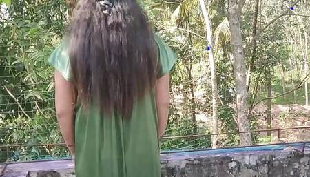 Out door sex, Vaishnavy and Sharun Raj out door romance and sex, Mallu couple hot romance with sex in terrace