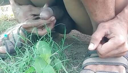 Pee Black Cock Outdoor Indian Man Fuck