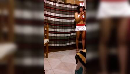 Joselynne Crossdreser Nurse Cosplay And High Heels Web