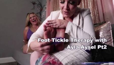 Foot Tickle Therapy with Ayla Aysel Pt2 - wmv