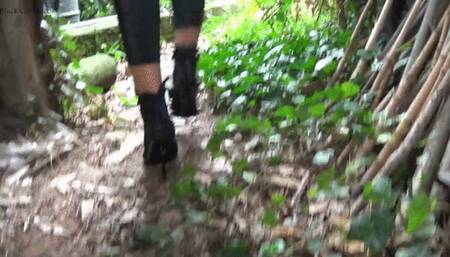 punishment under high heeled sandals