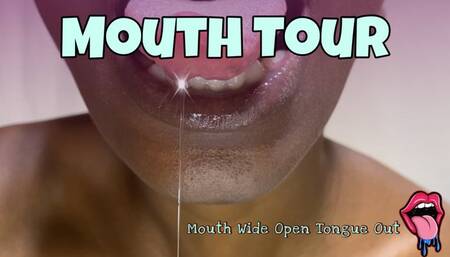 Rowanie Mouth is Open Wide Uvula and Teeth Show A Tour of My Mouth Early Morning HD