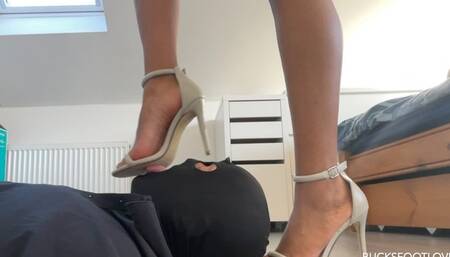 Goddess LunaLaw - Lick My White Heels Clean