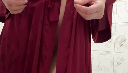 Excitement in the Bathroom