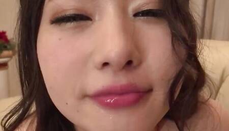 Sexy Japanese woman Yua Saiki gives a fellatio like no other - Japanese porn at its best!