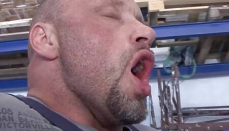 Hot mature sex at work