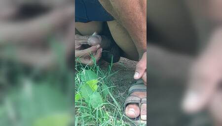 Pee Black Cock Outdoor Indian Man Fuck