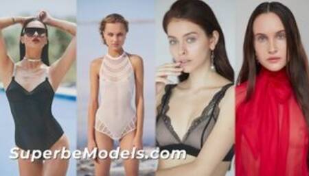 HOT MODELS COMPILATION PART 1! Watch These 4 Gorgeous Models Undress