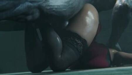 fuck big ass cum inside a woman to give birth alien