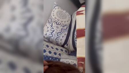 I Get Fucked Hard by Brownsugar34's Big Black Cock While My Man Watches.