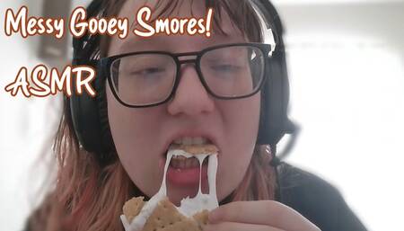 Crunchy Gooey Smores Eating ASMR