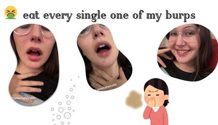 KISSING AND BURPING IN YOUR MOUTH