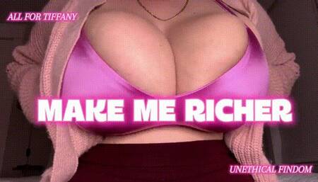 Make Me Richer | Unethical Findom Huge Natural Tits PayPig HumanATM