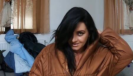 Masturbating While Wearing Some Down Jackets - 191